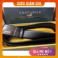 ราคา เข็มขัด ️ เข็มขัดหนังผู้ชายคุณภาพสูง Super Soft Leonardo Crocodile Crocodile Full Box สวยหรูหรา (42763505882)