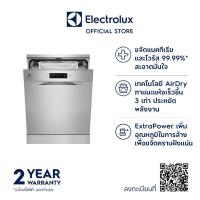 ราคา [ติดตั้งฟรี] Electrolux เครื่องล้างจานแบบตั้งพื้น UltimateCare 300 ขนาด 60 ซม. พร้อมที่วางจาน 13 จุด รุ่น ESA47200SX (42750180269)