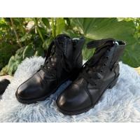 ราคา รองเท้าบูทหนังแท้มือสอง ไซส์ 37 (19784766353)