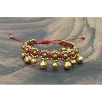 ราคา สร้อยข้อเท้าเด็ก ข้อเท้าเด็ก ข้อเท้าแฮนด์เมดเชือกถักห้อยกระดิ่งทองเหลือง/ ข้อมือไซส์เล็ก (พร้อมส่ง) (25769850579)