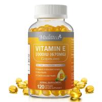 ราคา Mulittea Vitamin E 1000IU (670MG) แคปซูลวิตามินอีสารต้านอนุมูลอิสระธรรมชาติฟังก์ชั่นหัวใจเพื่อสุขภาพระบบผิวและภูมิคุ้มกัน (48454662234)