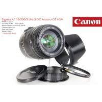 ราคา Sigma AF 18-250/3.5-6.3 DC OS HSM *Canon EF-S Mount เลนส์อเนกประสงค์ตัวเล็กซูมได้ 14 เท่ามีกันสั่น (52650894014)