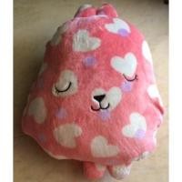 ราคา หมอนผ้าห่ม หัวใจชมพู่ ขายถูก (723150585)