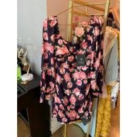 ราคา ชุดเดสสั้นลายกุหลาบน่ารัก (14201132875)
