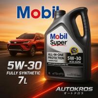 ราคา Mobil น้ำมันเครื่อง โมบิล ดีเซล Super 3000 Diesel SAE 5W-30 สังเคราะห์แท้ 100% ขนาด 7 ลิตร 10,000 กม (20175821194)