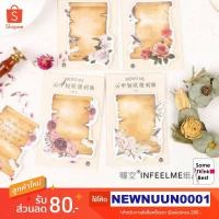 ราคา เมโมแพด Memo Pad , Note Pad กระดาษโน๊ต ลายวินเทจ (2875022639)