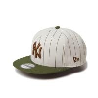 ราคา New Era หมวกรุ่น New Era Pinstripe White and Green 9FIFTY Cap (28278296184)