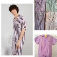 ราคา ชุดนอนผู้ชายแขนสั้นขาสั้นขาสามส่วน (1960784238)