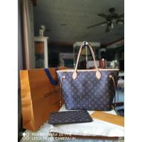 ราคา Sold‼️ LV Neverfull MM Pivoine DC19 สภาพดีมาก มือสอง ของแท้‼️ (24570734283)