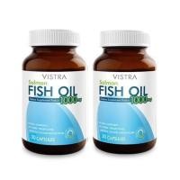 ราคา VISTRA Salmon Fish Oil 1000 mg Plus Vitamin E 30 แคปซูล (2 ขวด) (323753140)