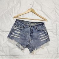 ราคา LEVI'S 501 กางเกงยีนส์ขาสั้นลีวายส์แต่งขาด (28077612754)
