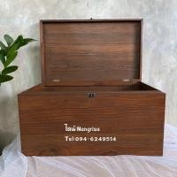 ราคา กล่องไม้สัก กล่องไม้อเนกประสงค์ หีบสมบัติ (ผลิตจากไม้สักเก่า ) (4896780179)
