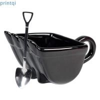 ราคา PRINTQI แก้วกาแฟโมเดลรถขุด,แก้วกาแฟถังรถขุดความจุ ABS 330 มล.,การก่อสร้างสีดําที่ทนทาน|ถ้วยใช้ในบ้าน (50304650537)