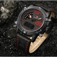 ราคา หรูหราในราคาเบาๆนาฬิกาข้อมือชาย กันน้ำ naviforce watch แท้ รุ่นNF9095-BRBสายหนัง ของแท้100% (27667750035)