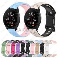 ราคา สายรัดซิลิโคนอ่อนบางสำหรับ Garmin Vivoactive 5 / Vivoactive 6 / Vivoactive 3 Music / Forerunner 55/165/245/645/158/168 / Approach S50/570 42mm (42505010046)