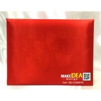 ราคา ปกผ้าไหมใส่ใบประกาศ ปริญญาบัตร ประกาศนียบัตร ขนาด A5 เปิดด้านบน สีแดง (6132676918)
