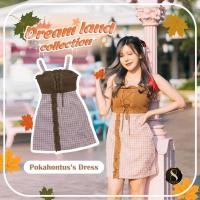 ราคา 8 studio brand : เดรสสีน้ำตาลน่ารักๆ ไซส์ m มือ 1 #8studio #ป้าย8 (9754417313)