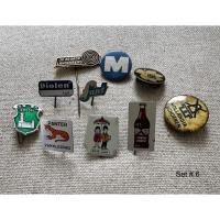 ราคา 6. Collection 1960’s Vtg Advertising Pin Badges ชุดเข็มติดเนคไท สำหรับงาน DIY ประดับตกแต่ง หมวก กระเป๋า เสื้อ Jacket (24069772292)