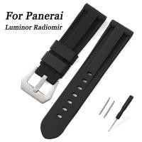 ราคา สายนาฬิกาซิลิโคนสําหรับ Panerai Luminor Radiomir PAM111 441 312 20 มม.22 มม.24 มม.26 มม.สําหรับ Submersible ยางกันน้ํานาฬิกาชายหญิงกีฬา Wristbelt สร้อยข้อมือ (56705767938)