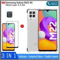 ราคา ใน Hanystoreid 3IN1 Soft Case Samsung M22 4G M32 4G F22 4G A22 4G A22 LTE A22 4G LTE Casing UltraSlim Cover Galaxy A22 4G A22 4G LTE A22 4G M32 4G (24493959910)