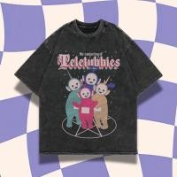 ราคา เสื้อยืดโอเวอร์ไซส์สีม่วง Haze "The Projection of the Teletubbies" | ล้างหิน | เสื้อยืดลายการ์ตูน | เสื้อยืดโอเวอร์ไซส์ | วินเทจ วินเทจ วินเทจ วินเทจ | ท็อปส์ (40805783251)