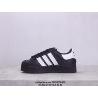 ราคา ☫✸Adidas Superstar ชายและหญิงป้องกันการลื่นไถลและสวมใส่แฟชั่นรองเท้าผ้าใบวินเทจลำลองXM0925Q666 (15099587404)
