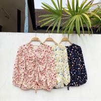ราคา เสื้อรูดอกลายดอกสีเหลือง (4409731910)