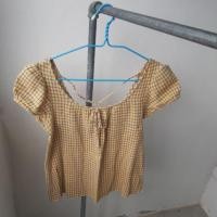 ราคา เสื้อวินเทจจั๊มแขนสีเหลืองสดใส (5417682482)