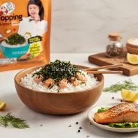 ราคา เถ้าแก่น้อย ท็อปปิ้ง สาหร่ายโรยหน้ารสแซลมอนย่างเกลือ 8 กรัม (แพ็ก 12 ชิ้น) (45000966220)