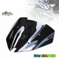 ราคา Fit For 2013 - 2018 Kawasaki Z250 Z300 Motorcycle Windshield Windscreen Z 250 Z 300 2014 2015 2016 (55306110648)