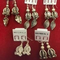 ราคา ต่างหูเงินแท้ ดอกรัก (3813376457)