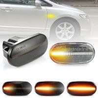 ราคา 2 ชิ้นสําหรับ Honda Civic 2009-2015 Accord 2008-2013 LED Side Marker โคมไฟ Fender ไฟเลี้ยวแบบไดนามิก Amber Lightspcs (44754781254)
