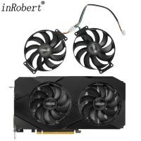 ราคา การ์ดพัดลมสําหรับ ASUS Dual RTX 2060 2070 SUPER EVO V2 OC Edition GTX 1660 SUPER 87 มม.FDC10H12S9-C 6Pin GPU พัดลม (48153436303)