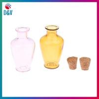 ราคา D&V 1:12 Dollhouse Miniature แจกันแก้วดอกไม้ Jar ขวด Wishing ขวด W/Corked ตกแต่งบ้านของเล่นตุ๊กตาเครื่องใช้ในบ้าน. (50006195037)