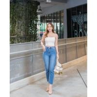 ราคา SSB jeans กางเกงยีนส์ทรงบอยสลิม no.178 ตัดปลายขา ผ้าไม่ยืด (10000098072)