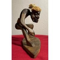 ราคา ตุ๊กตาไม้แกะงานเก่า. (18472869664)