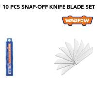 ราคา [ WADFOW ] (WMK1K25) ชุดใบมีดมีด Snap-Off 10 ชิ้น | 25127มม | ใบมีดคัตเตอร์เปลี่ยน | ใบมีด 25 มม (53203314334)