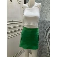 ราคา กระโปรงสั้น ZARA สีเขียว มีกระเป๋า 2 ข้าง เอว 26 สะโพก 34 ยาว 15.5 นิ้ว (27286076197)