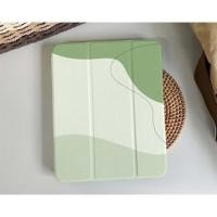 ราคา Green Lines River Magnetic Smart Case Cover เคส iPad 9, เคส iPad Mini 6 iPad Air iPad Pro 2021, เคส iPad Air 5 Air 4 เคส iPad Pro 11 (52455595912)