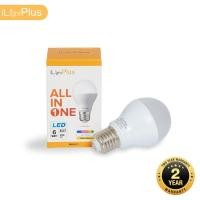 ราคา [ส่งไว ใช้นาน มอก.] iLight Plus หลอดไฟ LED รุ่น All in one (6W) 1 หลอด - หลอดเดี่ยว ไม่มีรีโมท (2039674818)