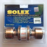 ราคา ลูกบิดประตู SOLEX 6100 AC สีรมดำ ผลิตจากสแตนเลส และทองเหลืองคุณภาพดี (5120269666)
