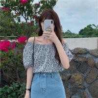 ราคา เสื้อแขนตุ๊กตาลายดอก แขนสั้น (10162326515)