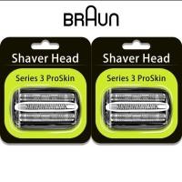 ราคา 32B Replacement Shaver Head for Braun มีดโกนSeries 3Shaving Razor Head Suitable for Braun S3 3000s หัวโกนหนว 2PCS (27904330146)