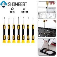 ราคา 7 ชิ้น T3-T10H ไขควง Torx หกเหลี่ยมพร้อมเครื่องมือกําจัดไขควงรู (40107003379)