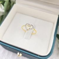 ราคา แหวนหัวใจเพชรแท้ธรรมชาติ ทองคำแท้9K 37.5% (51105427317)