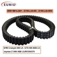 ราคา Kevlar Drive Belt For SYM Cruisym 300 L8/Joymax Z 300i ABS L9/GTS 300i ABS L6/RV250 RV270 RV/ 1B01L (26044120437)