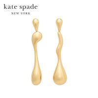 ราคา Kate Spade New York ต่างหูแบบเส้นตรงรุ่น Molten Linear Earrings KL353 700 สี Gold (42278271202)