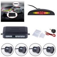 ราคา เซ็นเซอร์ถอยหลังติดรถยนต์ 4จุด แบบมีจอบอกระยะ parking sensor เซนเซอร์ถอยหลัง ระบบเรดาร์รถ Car Auto Radar detectors /1787 (16686450370)