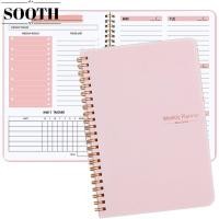 ราคา SOOTH Diary Weekly Planner, To Do List 52 สัปดาห์ 2024 Agenda Book, Planner Schedules A5 School Office Supplies Notebook (50957256666)