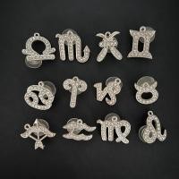 ราคา 12 constellation เครื่องประดับเพชรแฟชั่นรองเท้า Chamrs Bling รองเท้าตกแต่ง Charms ผู้หญิงเพชรรองเท้า Charms สําหรับ Clog รองเท้าแตะเครื่องประดับรองเท้าอุปกรณ์เสริม (45205673507)